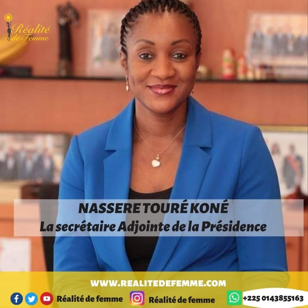 Madame Masséré Touré Koné : la Nouvelle secrétaire générale Adjointe de la Présidence.