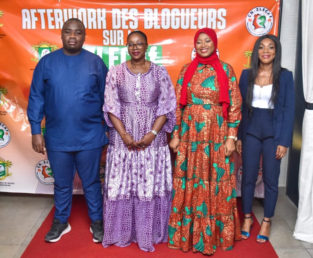 Le Comité National de la  Zone de Libre échange Continentale Africaine forme les blogueurs ivoiriens.